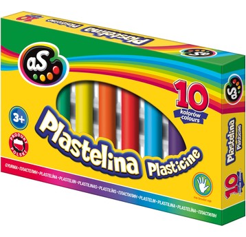 PLASTELINA AS 10 KOL. A'10 9296