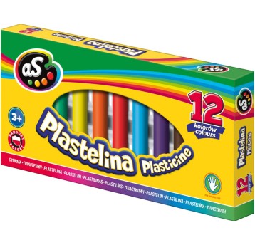 PLASTELINA AS 12 KOL. A'6 9302