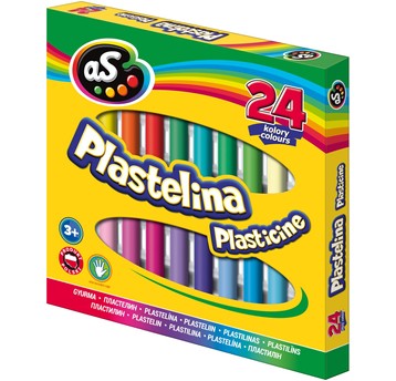 PLASTELINA AS 24 KOL. A'5 9319
