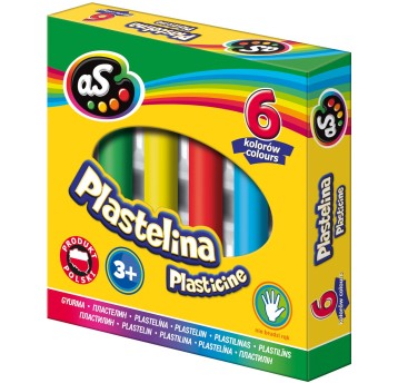 PLASTELINA AS 6 KOL. A'10 9289
