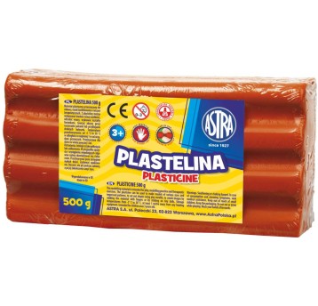 PLASTELINA ASTRA 500G CZERWONA 303117006