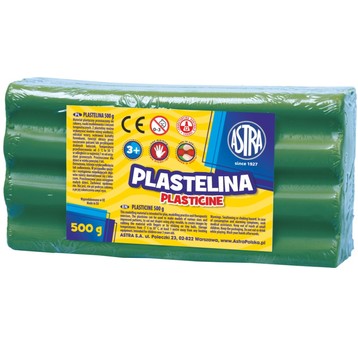 PLASTELINA ASTRA 500G ZIELONA 303117009