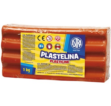 PLASTELINA LUZEM 1KG CZERWONA 303111006