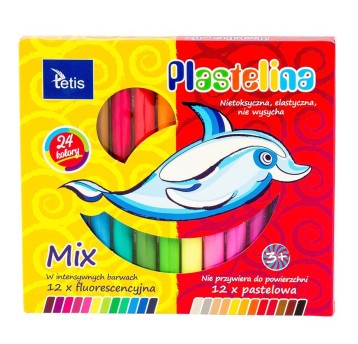 PLASTELINA MIX 15G 24KOL. 1458