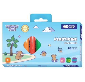 PLASTELINA OKRĄGŁA 10KOL KAPIBARA YUMMY YUM 1632