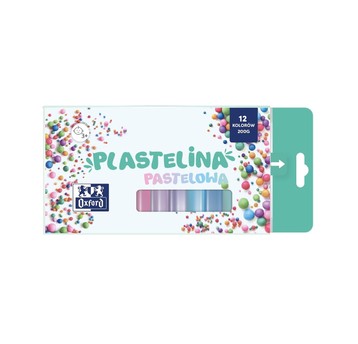 PLASTELINA OXF PASTEL 12 KOLORÓW 20 0366