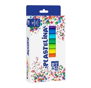 PLASTELINA OXFORD 12 KOLORÓW 200G. 400167086