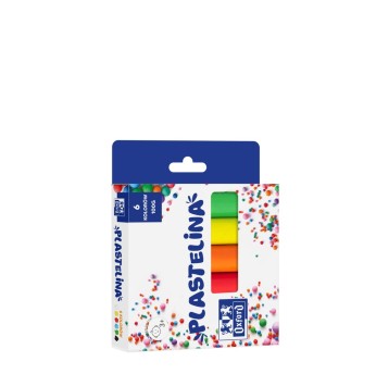 PLASTELINA OXFORD 6 KOLORÓW 100G. 400167089