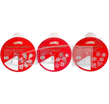 Plastikowe szablony świąteczne wielorazowe