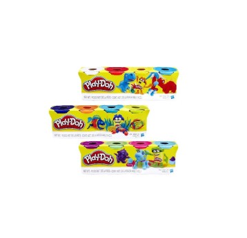 PLAY DOH TUBA 4PAK 7033