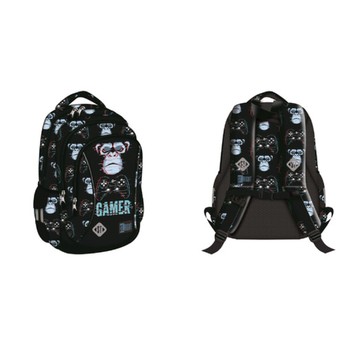 PLECAK 3-KOMOROWY STRIGHT BP-26 BLUE GAMER 6711