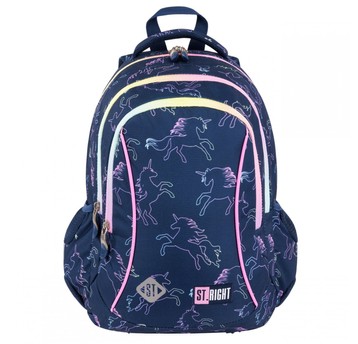 PLECAK 3-KOMOROWY STRIGHT BP-26 DREAM UNICORN 7855