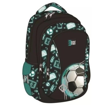 PLECAK 3-KOMOROWY STRIGHT BP-26 NEON FOOTBALL 1141