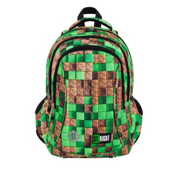 PLECAK 3-KOMOROWY STRIGHT BP-26 PIXEL CUBES 6803