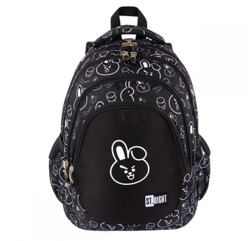 PLECAK 4-KOMOROWY STRIGHT BP-06 CLEVER BUNNY 5554