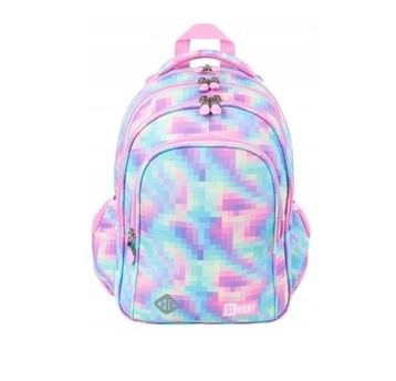 PLECAK 4-KOMOROWY STRIGHT BP-58 PASTEL PIXELS mkmp