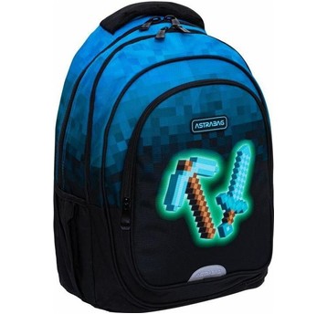 Plecak ASTRABAG BLUE PIXEL, AB300