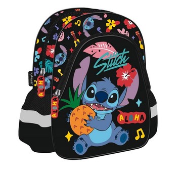 PLECAK PRZEDSZKOLNY 11" D1 STITCH BLACK ALOHA 9858