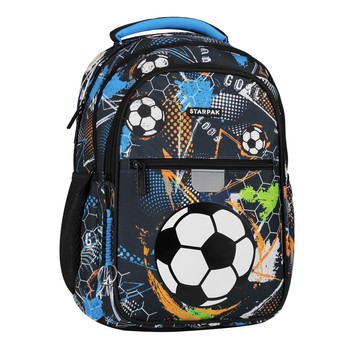 PLECAK SZKOLNY FOOTBALL BLUE STK-15 PB1 12