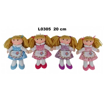 PLUSZAK LALKA 20CM 4ASST 156457