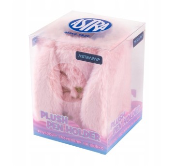 PLUSZOWY PRZYBORNIK NA BIURKO FLUFFY BUNNY 3499