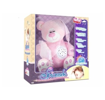 PLUSZOWY ŚPIOSZEK RÓŻOWY Z PROJEKTOREM 6522