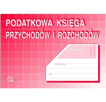 PODATKOWA KSIĘGA PRZYCHODÓW I ROZCH. A5 K-3U XXXX