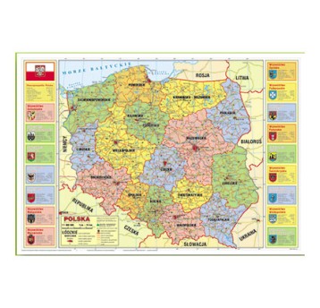 PODKŁAD OKLEJANY POLSKA ADMINISTRACYJNA 3976