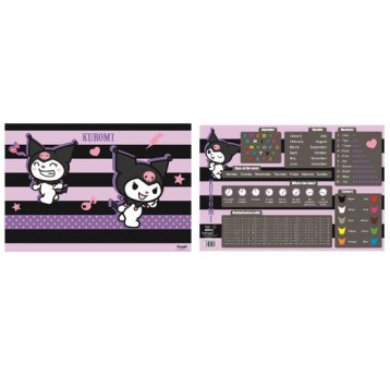 PODKŁAD SZKOLNY NA BIURKO OBUSTRONNY 55x38 cm. KUR