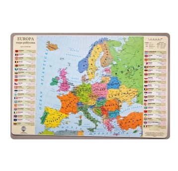 PODKŁADKA-MAPA POLITYCZNA EUROPY 6425