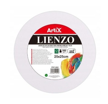 Podobrazie okrągłe 25X25X1.6CM 380G/m2 ARTIX