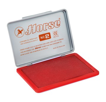 Poduszka do stempli HORSE nr 2 - czerwona 110x70 m