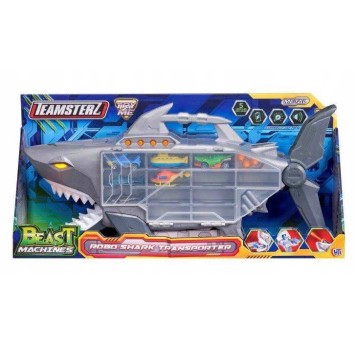 POJAZD TRANSPORTER ROBO SHARK Z AUTKAMI 4613
