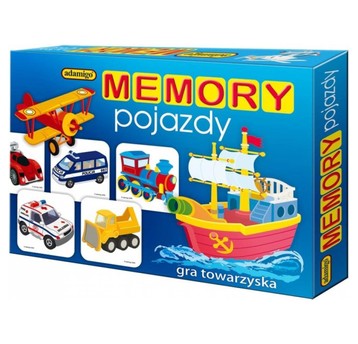 POJAZDY - ADAMIGO MEMORY 7257