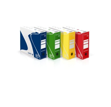 POJEMNIK ARCHIW VAUPE SYSTEM 80MM CZERWONY 4013