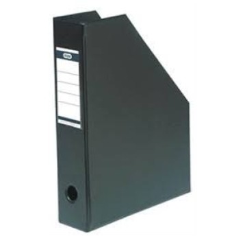 POJEMNIK NA CZASOPISMA NELB 7CM PCV CZARNY "5