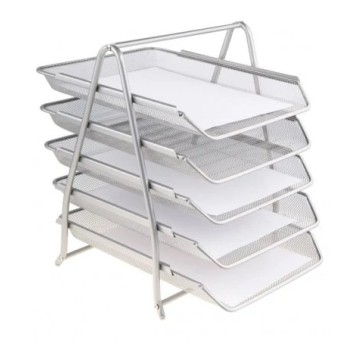 PÓŁKA NA AKTA NET 5A SREBRNA 7611