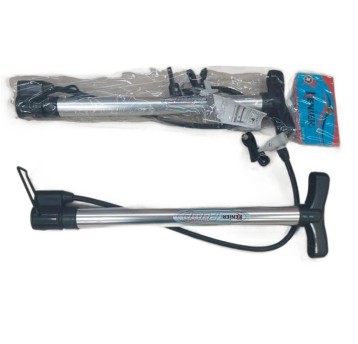 POMPKA RĘCZNA 42CM 5 RÓŻNYCH KOŃCÓWEK 9193