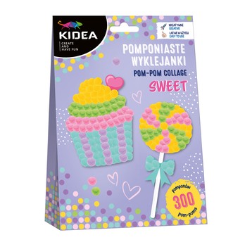 POMPONIASTE WYKLEJANKI SWEET KIDEA 0156