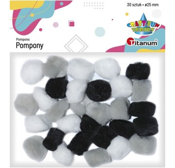 POMPONY 25MM A`30 SZ+B+CZ 4224