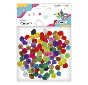 POMPONY AKR.A`100 1CM MIX 8517