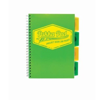 PROJECT BOOK NEON B5 KRATA 7297 ZIELONY A"3
