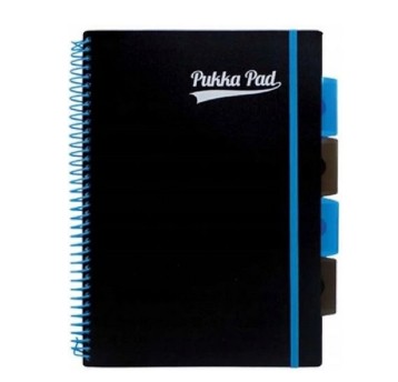 PROJECT BOOK NEON BLACK A5 KRATA NIEBIESKI 0863