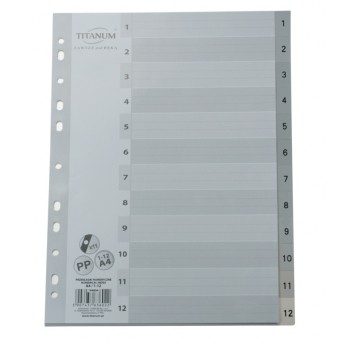 PRZEKŁADKI A4 1-12 PP IN12 6022