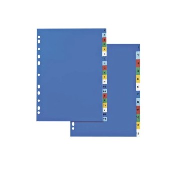 Przekładki A4 MAXI Z KOLOR PP ALFABET A-Z