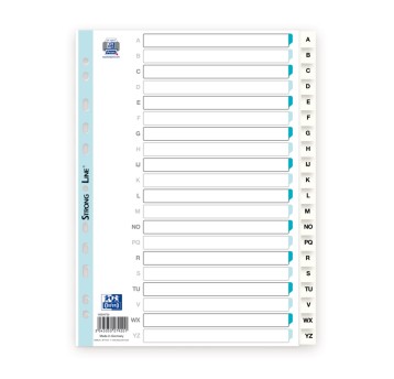 PRZEKŁADKI A4 PP ALFABETYCZNE BIAŁE A-Z 100204726