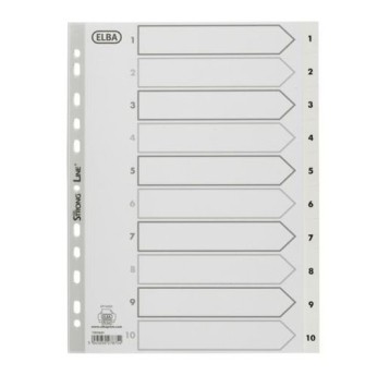 PRZEKŁADKI A4 PP NUMERYCZNE 1-10