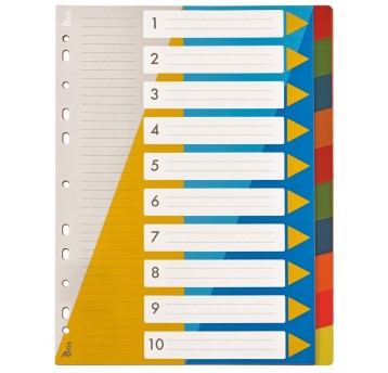 PRZEKŁADKI PP A4 NUMERYCZNE 1-10 BP630-10 0680