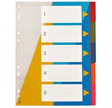 PRZEKŁADKI PP A4 NUMETYCZNE 1-5 BP630-5 0673