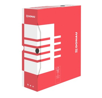 PUDEŁKO DO ARCH.DOK.100MM CZERWONE a''20